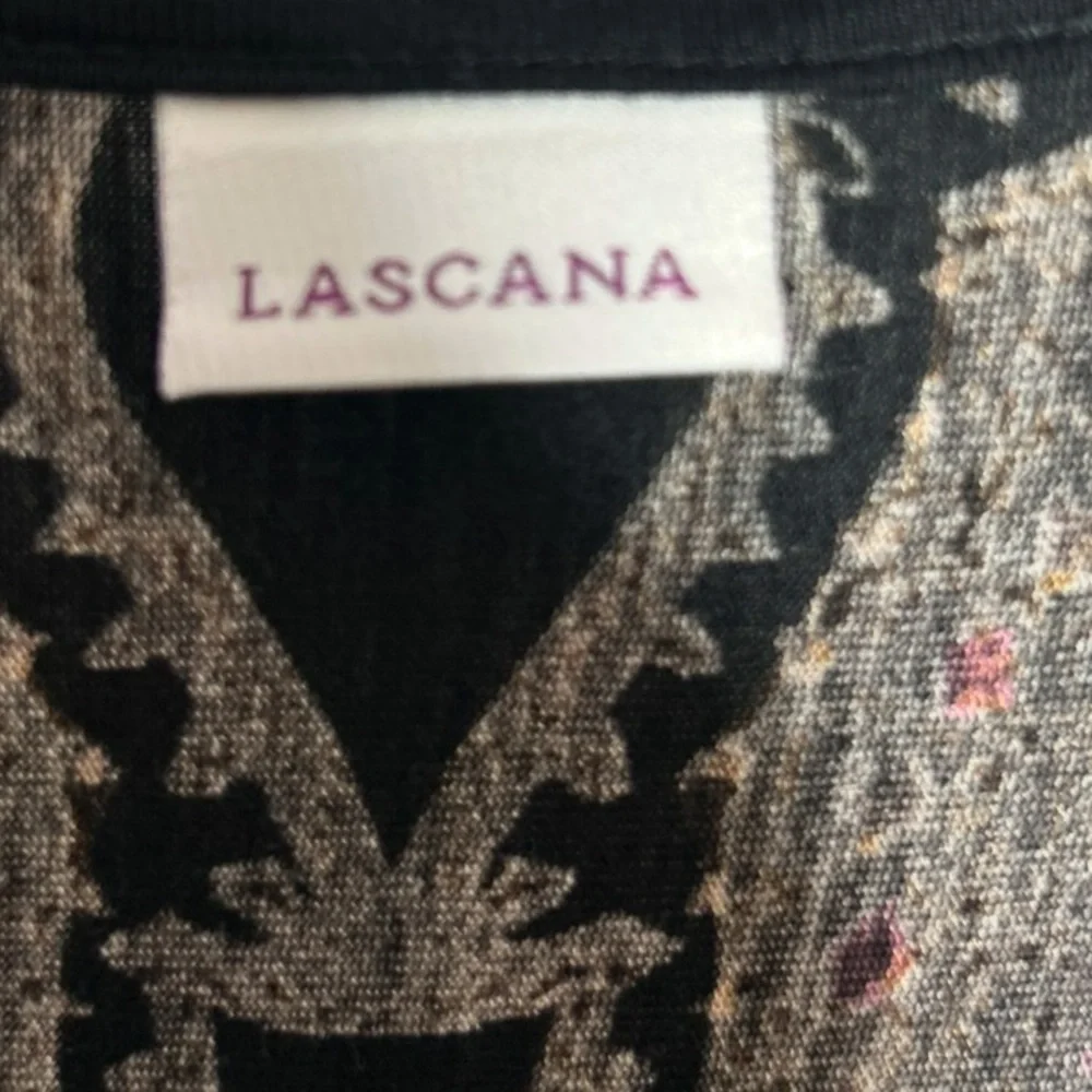 LASCANA Women's paisley pattern Lace Up Dress Tie size 42 US 12 - Picture 8 of 10